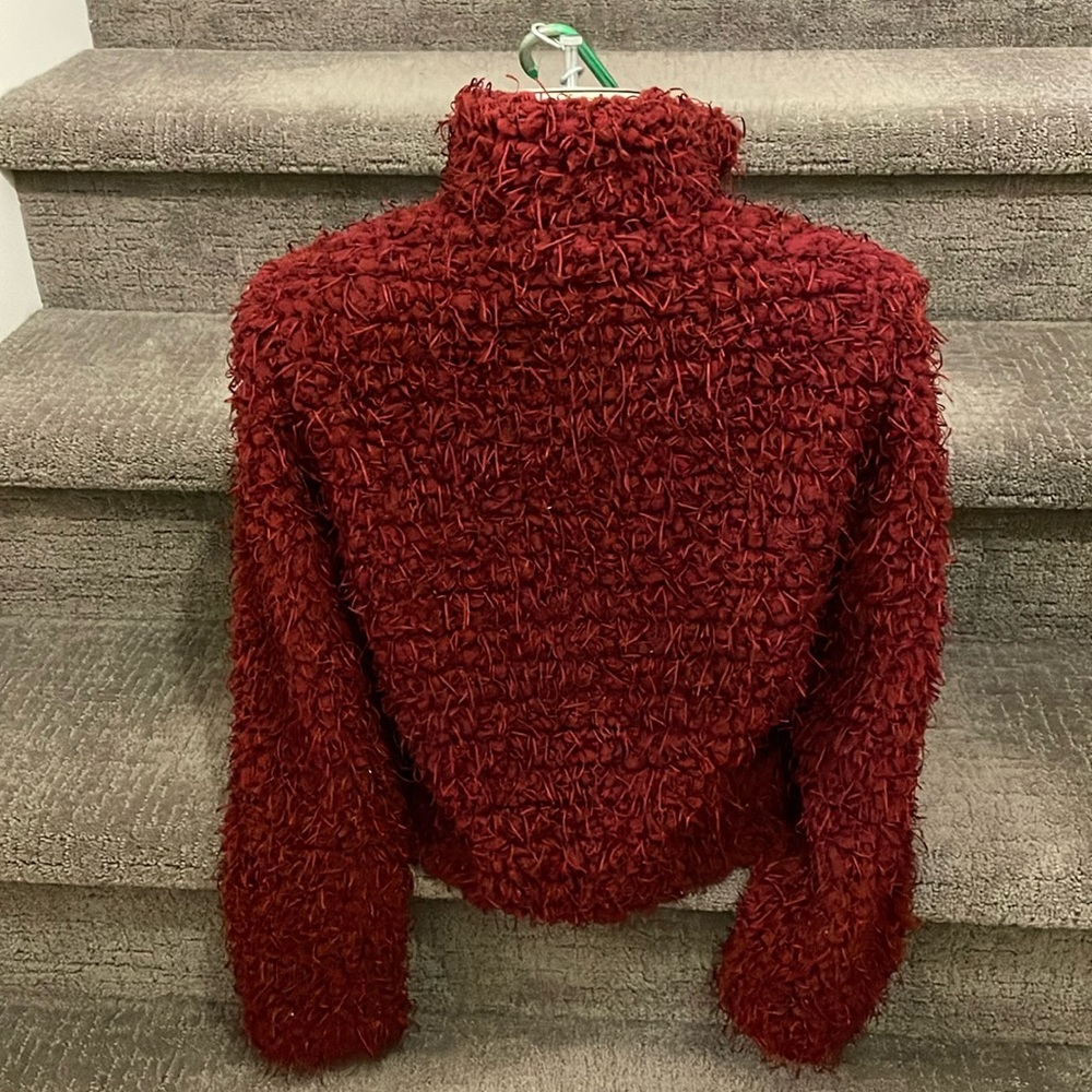 Laura’s CARTISE Adorable Red Teddy Jacket with hooks buttons. - Picture 4 of 9